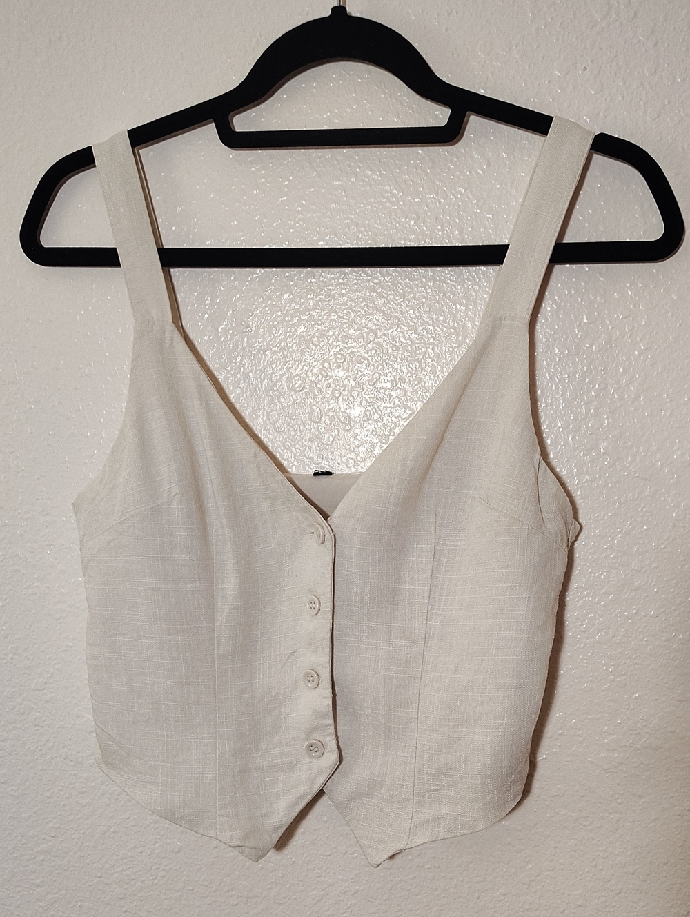 Cute Linen Layering Vest Piece